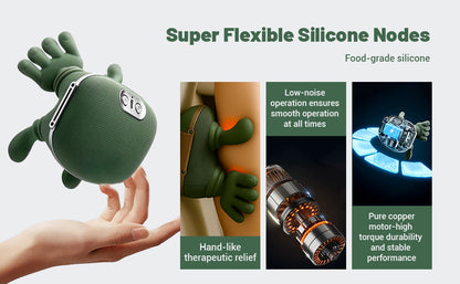 Neck & Shoulder 4D Kneading Massage, Simulated Human Hand Design for Pain Relief and Muscle Relax