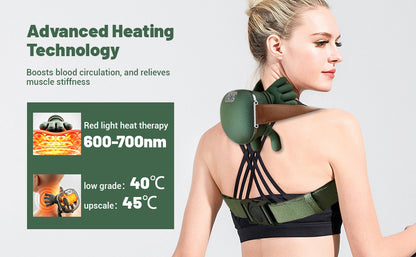 Neck & Shoulder 4D Kneading Massage, Simulated Human Hand Design for Pain Relief and Muscle Relax