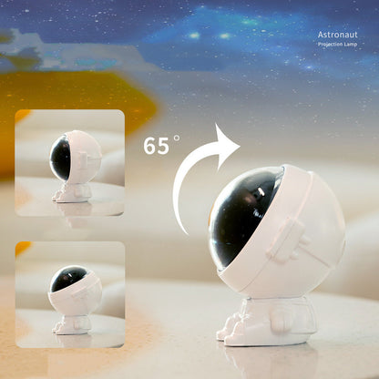 Astronaut Star Projector Night Light With Galaxy Effects & Usb Power