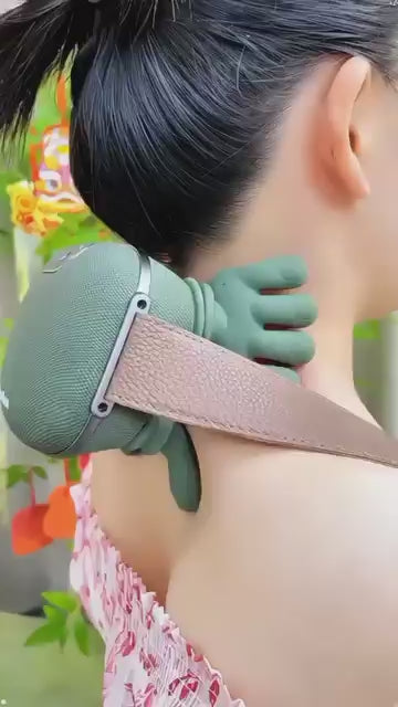 Neck & Shoulder 4D Kneading Massage, Simulated Human Hand Design for Pain Relief and Muscle Relax